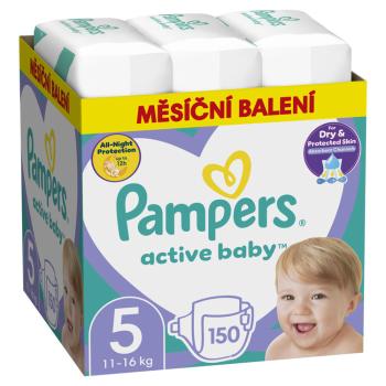 Pampers Active Baby 5 JUNIOR 11-16 kg 150 ks