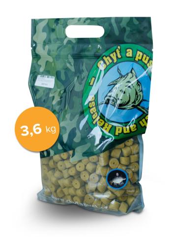 Chyť a pusť Pelety kukuřičné CSL s dírou 3,6kg - 15mm