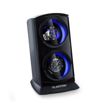 Klarstein St. Gallen Premium, pohyblivý stojan na hodinky, 2 hodinek, 4 rychlosti, černý