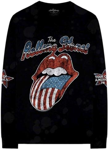 The Rolling Stones Tričko US Tour '78 Unisex Black XL