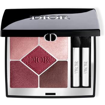 DIOR Diorshow 5 Couleurs Couture paletka očních stínů odstín 879 Rouge Trafalgar 7 g