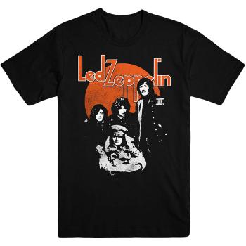 Led Zeppelin tričko Orange Circle Čierna XXL