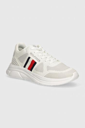 Sneakers boty Tommy Hilfiger MODERN RUNNER KNIT EVO ESS bílá barva, FM0FM05245