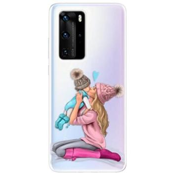 iSaprio Kissing Mom - Blond and Boy pro Huawei P40 Pro (kmbloboy-TPU3_P40pro)