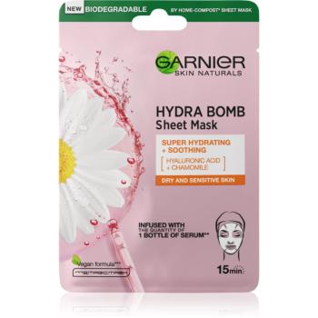 Garnier Skin Naturals Moisture+Comfort super hydratační zklidňující textilní maska pro suchou až citlivou pleť 28 g