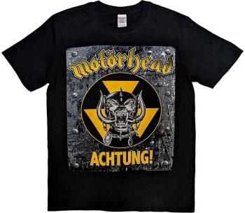 Motörhead Tričko Achtung! Unisex Black XL