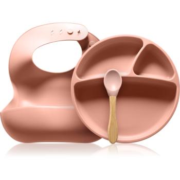 Minikoioi BLW II Pinky Pink jídelní set