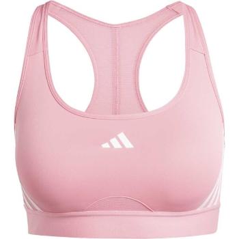 adidas POWERIMPACT TRAIN 3-STRIPES BRA Dámská sportovní podprsenka, růžová, velikost