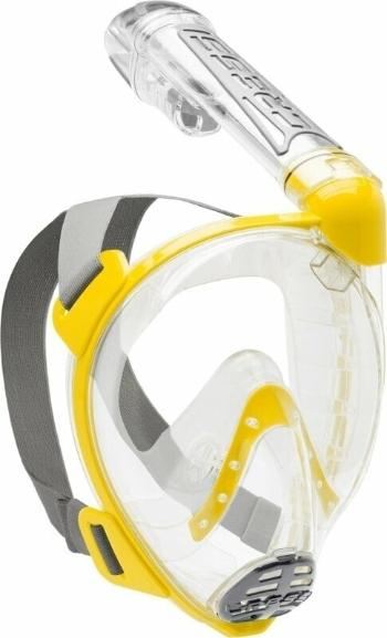 Cressi Duke Dry Yellow Transparent M/L Potápěčská maska