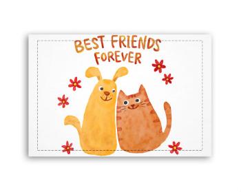 Fotoobraz 60x40 cm malý Best friends forever