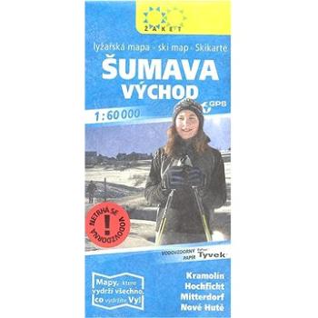 Šumava východ: lyžařská mapa 1:60 000 (978-80-7233-357-8)