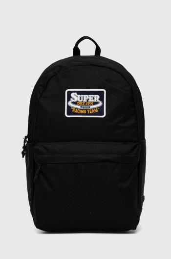 Batoh Superdry dámský, černá barva, velký, s aplikací, W9110383A-02A