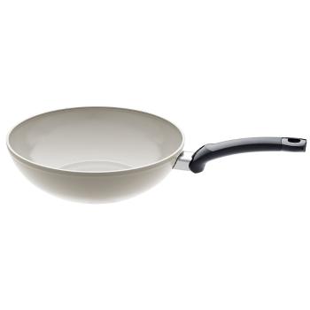 Wok CERATAL 28 cm, béžová, hliník, Fissler