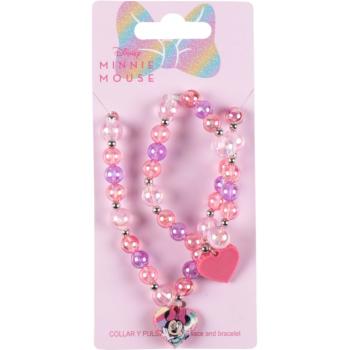 Disney Minnie Necklace and Bracelet sada pro děti 2 ks