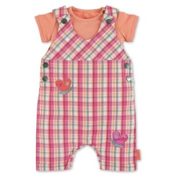 Sterntaler Souprava dungarees a body ecru