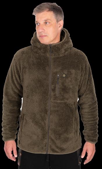 Fox bunda khaki hd premium full zip teddy jacket - xl