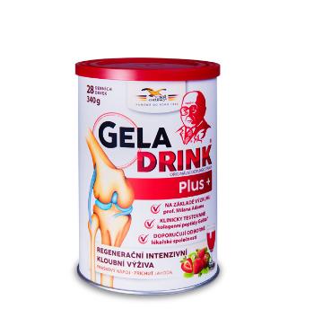 Geladrink Plus jahoda nápoj 340 g