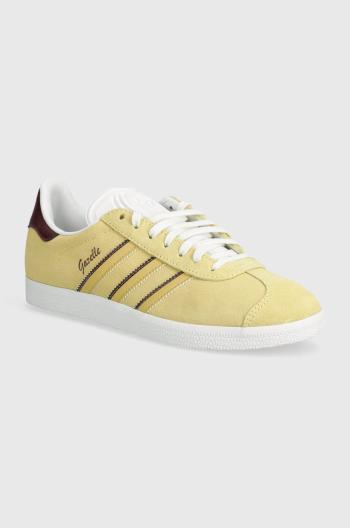 Sneakers boty adidas Originals Gazelle W žlutá barva, IE0443