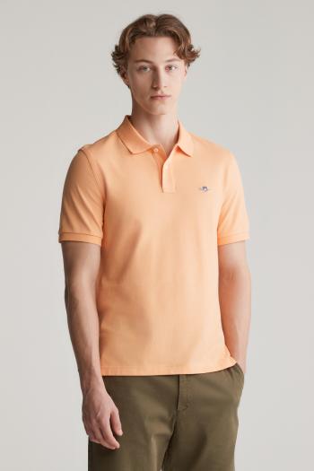 POLOKOŠILE GANT REG SHIELD SS PIQUE POLO PEACHY ORANGE