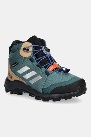 Detské topánky adidas TERREX TERREX MID GTX tyrkysová farba, JS2927