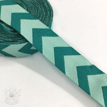 Stuha Chevron mint