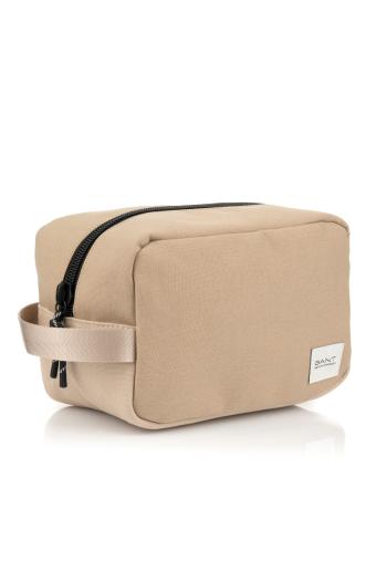 KOSMETICKÁ TAŠKA GANT D1. CONTRAST FABRIC WASHBAG CONCRETE BEIGE