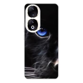 Odolné silikonové pouzdro iSaprio - Black Puma - Honor 90 5G