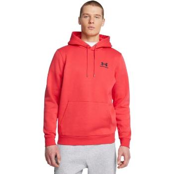 Under Armour ESSENTIAL Pánská mikina, červená, velikost