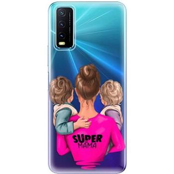 iSaprio Super Mama - Two Boys pro Vivo Y20s (smtwboy-TPU3-vY20s)