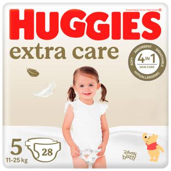 HUGGIES® Pleny jednorázové Extra Care 5 (12-17 kg) 28 ks