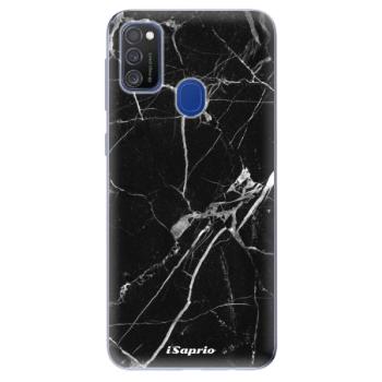 Odolné silikonové pouzdro iSaprio - Black Marble 18 - Samsung Galaxy M21