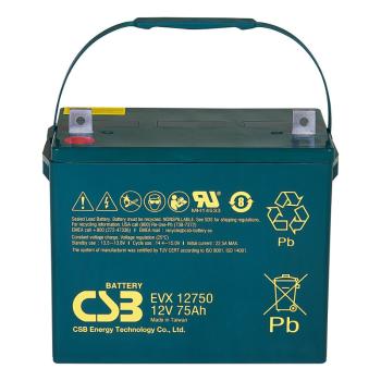 Záložní akumulátor CSB EVX12750 12V, 75Ah, 500A