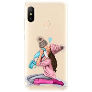 iSaprio Kissing Mom - Brunette and Boy pro Xiaomi Mi A2 Lite (kmbruboy-TPU2-MiA2L)