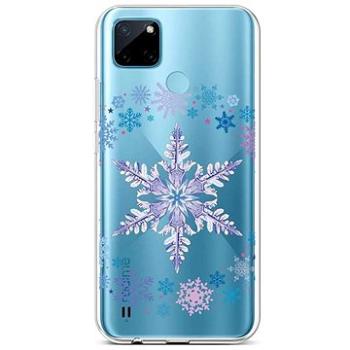 TopQ Kryt Realme C21Y silikon Snowflake 69933 (Sun-69933)