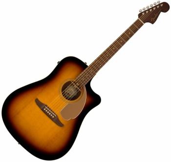 Fender Redondo Player Sunburst Elektroakustická kytara Dreadnought