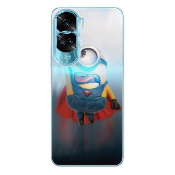 Odolné silikonové pouzdro iSaprio - Mimons Superman 02 - Honor 90 Lite 5G