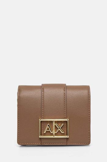 Peněženka Armani Exchange hnědá barva, 948600 4F786