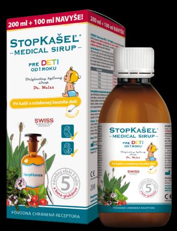 DR.WEISS STOPKAŠEĽ Medical sirup od 1 roku 300 ml