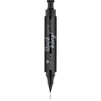 essence Quick Wing! oční linky odstín 01 Black 3 ml