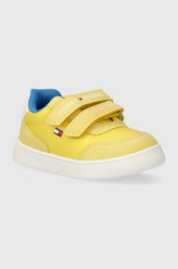 Dětské sneakers boty Tommy Hilfiger žlutá barva