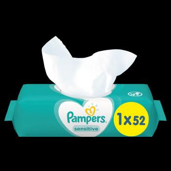 Pampers Sensitive vlhčené ubrousky 52 ks