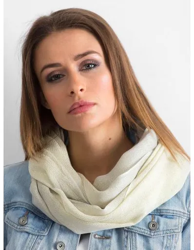 Dámská šála třpytivá BRIDGETTE světle béžová