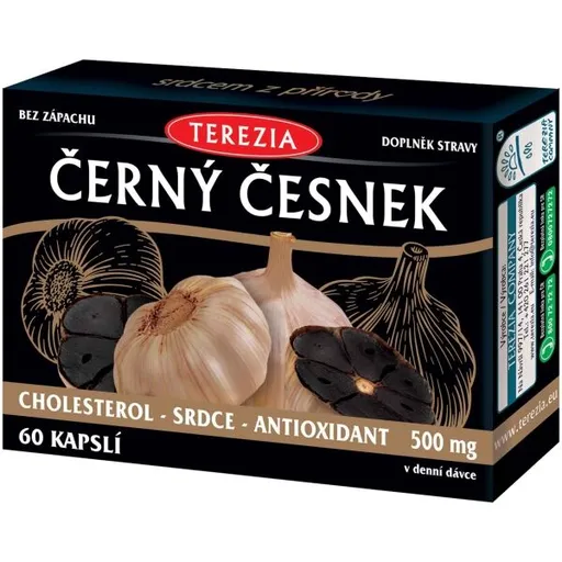 TEREZIA ČERNÝ ČESNEK 60 CAPS Fermentovaný česnek, , velikost