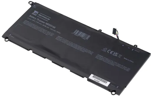 Baterie T6 Power pro Dell XPS 13 9343, XPS 13 9350, 7368mAh, 56Wh, 4cell, Li-pol