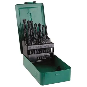 Vrták do kovu, SET, 1 – 10 mm, 19 ks, plech (120305)