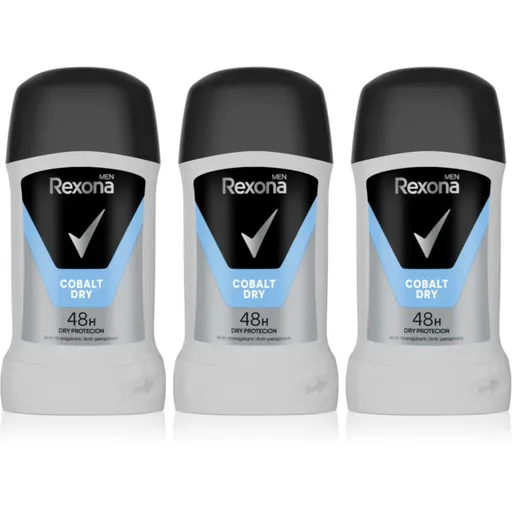 Rexona Cobalt výhodné balení tuhých deodorantů