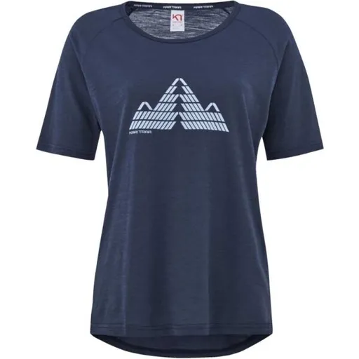 KARI TRAA ANE Dámské triko, tmavě modrá, velikost