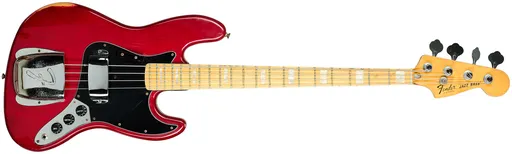 Fender 1980 Jazz Bass Wine Red