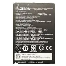 Zebra BTRY-ET401-08INC-01 internal Standard Battery, 8"