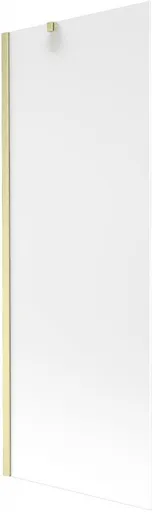 MEXEN/S Next vanová zástěna FIX 70 x 150, dekor, zlatá kartáčovaná 895-070-000-00-30-55